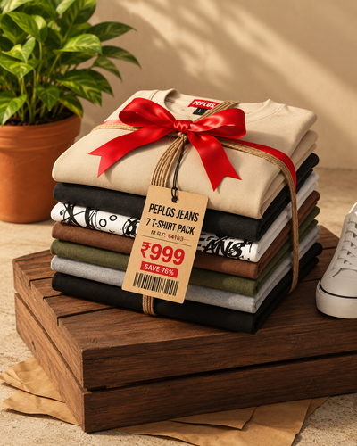 Peplos Round Neck T-Shirt (7 T-Shirts)